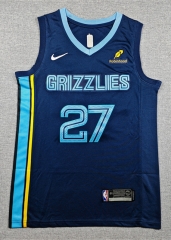 Vancouver Grizzlies #27 Dark Blue NBA Jersey -1380 Vancouver Grizzlies #27 Dark Blue NBA Jersey -1380