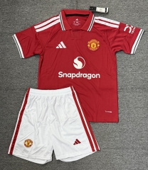 26-27 Manchester United Home Red Thailand Soccer Uniform-4247 26-27 Manchester United Home Red Thailand Soccer Uniform-4247