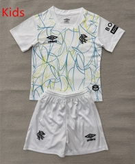 26-27 Rangers White Goalkeeper Kids/Youth Soccer Uniform-AY 26-27 Rangers White Goalkeeper Kids/Youth Soccer Uniform-AY