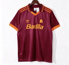 Retro Version 92-94 Roma Home Red Thailand Soccer Jersey AAA-9493 Retro Version 92-94 Roma Home Red Thailand Soccer Jersey AAA-9493