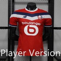 Player Version 26-27 Lille Home Red Thailand Soccer Jersey AAA-0871 Player Version 26-27 Lille Home Red Thailand Soccer Jersey AAA-0871