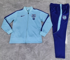 26-27 Barcelona Light Blue Thailand Soccer Jacket Uniform-0199 26-27 Barcelona Light Blue Thailand Soccer Jacket Uniform-0199