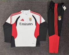26-27 Benfica White Thailand Soccer Tracksuit-5303 26-27 Benfica White Thailand Soccer Tracksuit-5303