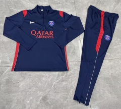 26-27 Paris SG Royal Blue Thailand Soccer Tracksuit-0199 26-27 Paris SG Royal Blue Thailand Soccer Tracksuit-0199