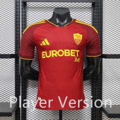 Player Version 26-27 Roma Home Red Thailand Soccer Jersey AAA-888 Player Version 26-27 Roma Home Red Thailand Soccer Jersey AAA-888