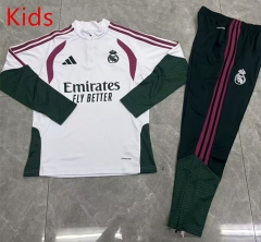 26-27 Real Madrid White Kids/Youth Soccer Tracksuit-0199 26-27 Real Madrid White Kids/Youth Soccer Tracksuit-0199