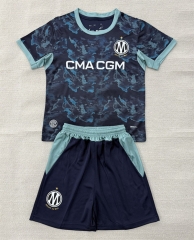 26-27 Olympique de Marseille Away Royal Blue Soccer Uniform-AY 26-27 Olympique de Marseille Away Royal Blue Soccer Uniform-AY