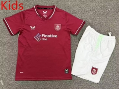 26-27 Burnley Home Red Kids/Youth Soccer Uniform-7809 26-27 Burnley Home Red Kids/Youth Soccer Uniform-7809