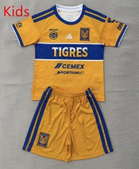 26-27 Tigres UANL Home Yellow Kid/Youth Soccer Uniform-AY 26-27 Tigres UANL Home Yellow Kid/Youth Soccer Uniform-AY