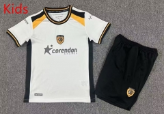 26-27 Hull City Away White Kids/Youth Soccer Uniform-7809 26-27 Hull City Away White Kids/Youth Soccer Uniform-7809