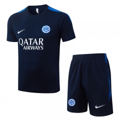 25-26 Inter Milan Cyan Short-sleeved Thailand Soccer Tracksuit-815 25-26 Inter Milan Cyan Short-sleeved Thailand Soccer Tracksuit-815