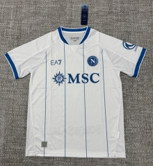 (S-4XL) 26-27 Napoli Away White Thailand Soccer Jersey AAA-4506 (S-4XL) 26-27 Napoli Away White Thailand Soccer Jersey AAA-4506