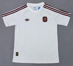 26-27 Anniversary Commemorate Version Spain White Thailand Soccer Jersey AAA-0523