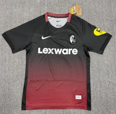 (S-4XL)26-27 SC Freiburg Away Black&Red Thailand Soccer Jersey AAA-7676 (S-4XL)26-27 SC Freiburg Away Black&Red Thailand Soccer Jersey AAA-7676