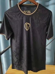 (S-4XL) 26-27 Corinthians Black Thailand Soccer Training Jersey-7358 (S-4XL) 26-27 Corinthians Black Thailand Soccer Training Jersey-7358