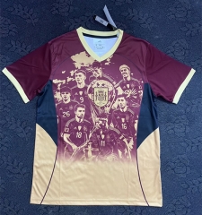 (S-4XL)26-27 Commemorate Version Spain Red&Yellow Thailand Soccer Jersey-7035 (S-4XL)26-27 Commemorate Version Spain Red&Yellow Thailand Soccer Jersey-7035