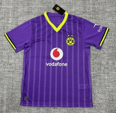 (S-4XL) 26-27 Borussia Dortmund 2nd Purple Black Thailand Soccer Jersey AAA-4506