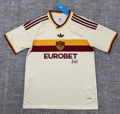 (S-4XL)26-27 Roma Beige Thailand Soccer Jersey AAA-4506
