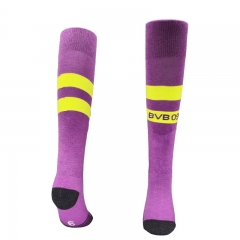 26-27 Borussia Dortmund 2nd Away Purple Kids/Youth Soccer Socks 26-27 Borussia Dortmund 2nd Away Purple Kids/Youth Soccer Socks