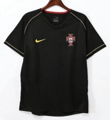 (S-4XL)Retro Version 2006 Portugal Away Black Thailand Soccer Jersey AAA-2663 (S-4XL)Retro Version 2006 Portugal Away Black Thailand Soccer Jersey AAA-2663