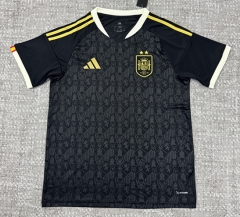 (S-4XL)26-27 Special Version Spain Black Thailand Soccer Jersey-4506 (S-4XL)26-27 Special Version Spain Black Thailand Soccer Jersey-4506