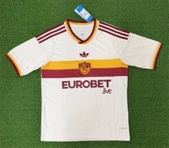 (S-4XL)26-27 Roma Away White Thailand Soccer Jersey AAA-403